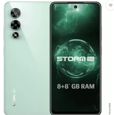 LAVA Storm 5G (Gale Green, 128 GB)  (8 GB RAM)