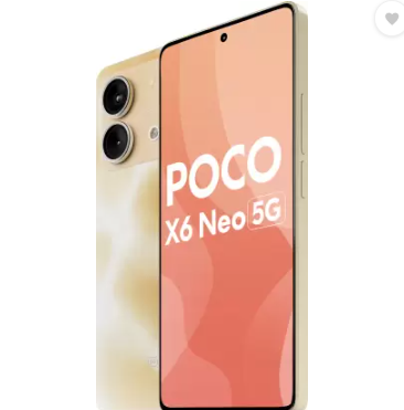 POCO X6 Neo 5G (Martian Orange, 128 GB)  (8 GB RAM)

