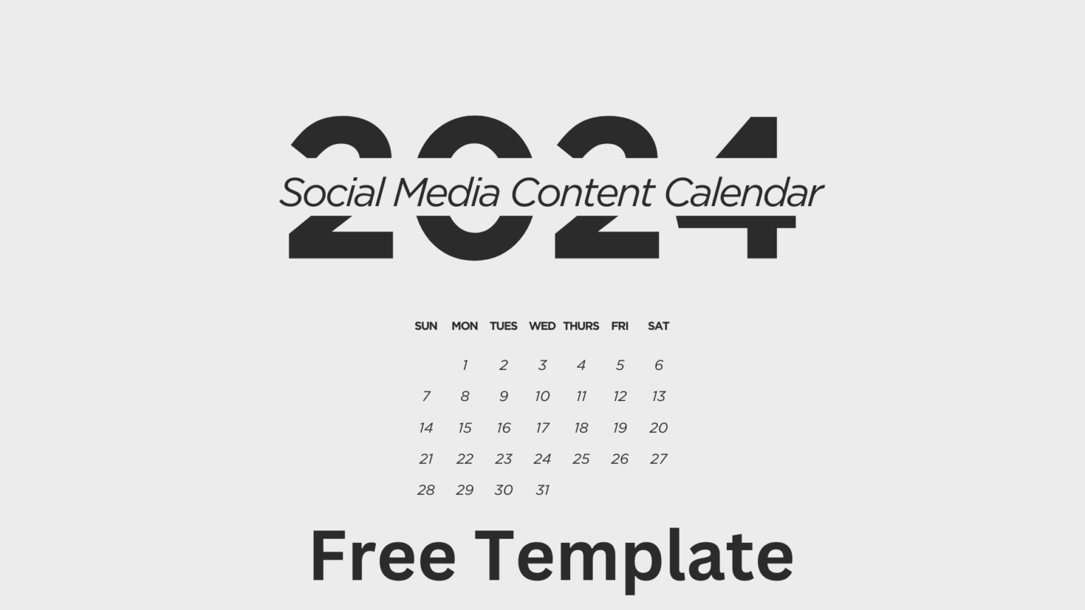 The Social Media Content Calendar Template Every Marketer Needs [+ Free