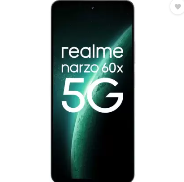 realme Narzo 60X 5G (Stellar Green, 128 GB)  (6 GB RAM)

