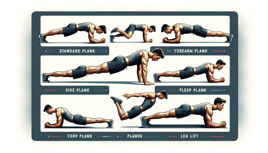 types of planks
