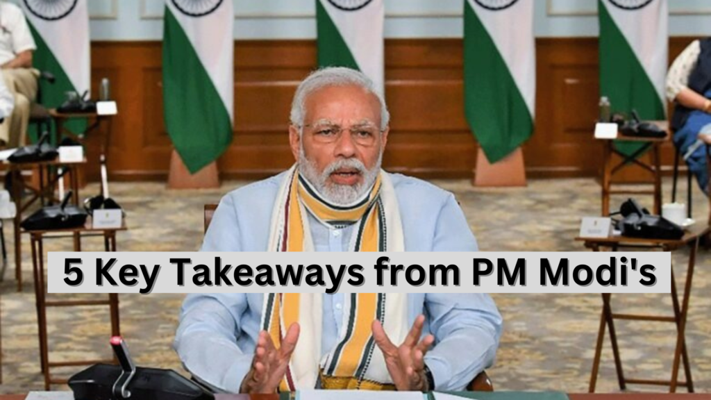 5 Key Takeaways From Pm Modis Speech At The Nda Meeting