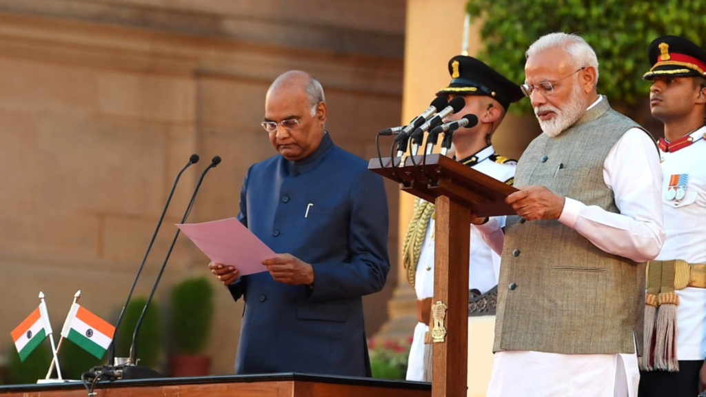 Narendra Modi's third oath-taking ceremony is a historic event, showcasing the political dynamics and future direction of India's leadership under his governance.