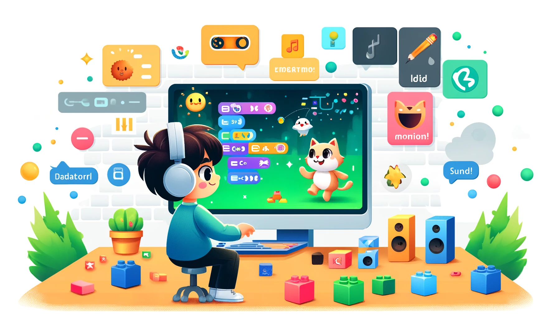 the world of Scratch, a free coding platform for kids. Learn how to create games, animations, and stories with easy-to-follow examples and tips.