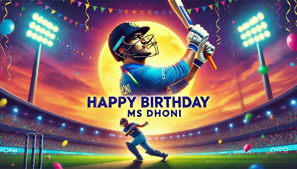 Celebrating Excellence, Honoring a Legend – Happy Birthday, MS Dhoni!