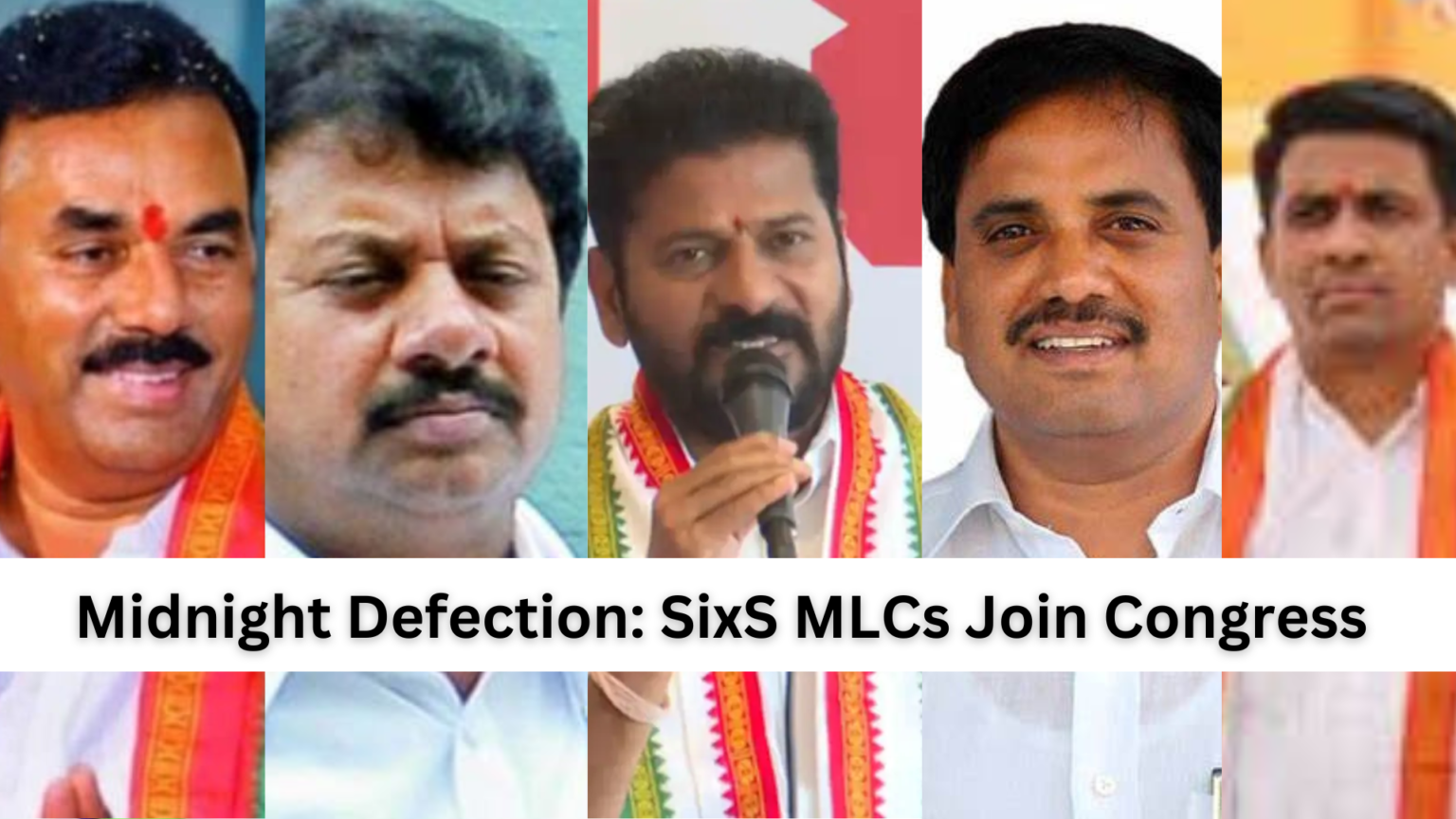 Congress, Midnight Defection: Six BRS MLCs Join Congress?