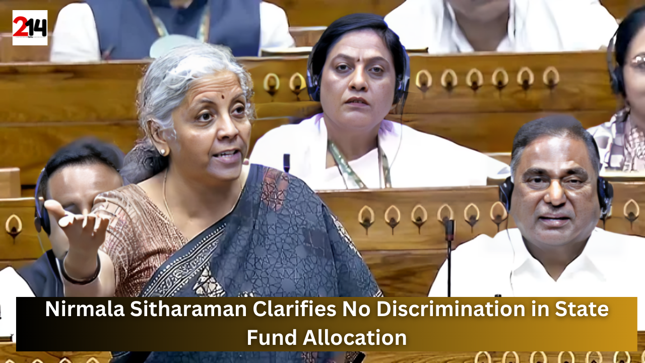 Nirmala Sitharaman Clarifies No Discrimination in State Fund Allocation