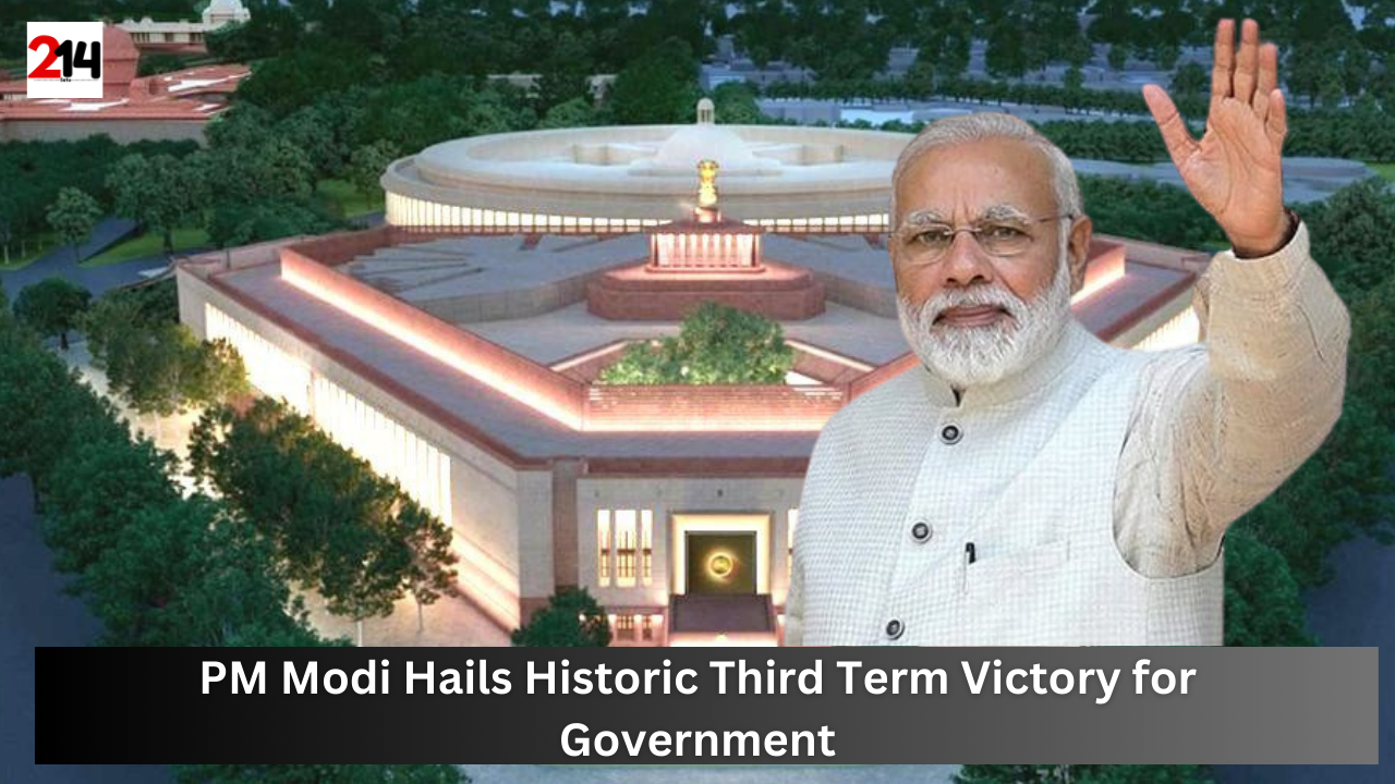 PM Modi Hails Historic Third Term Victory for Government