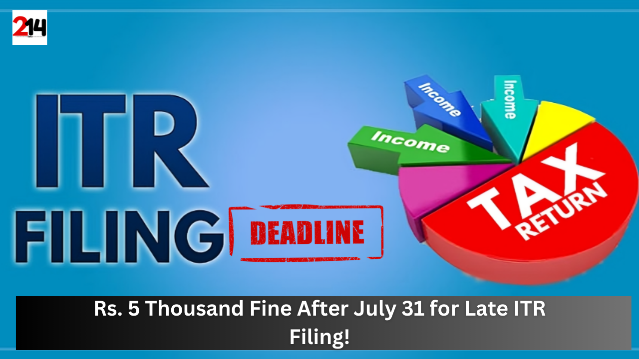 Rs. 5 Thousand Fine After July 31 for Late ITR Filing!