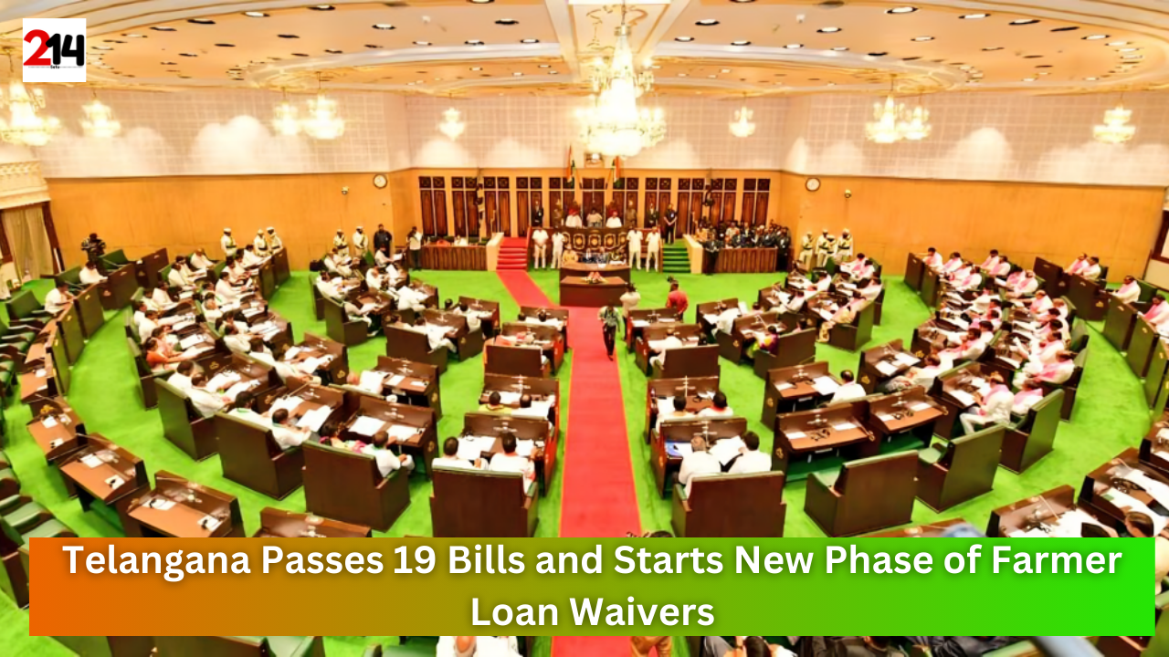 Telangana Passes 19 Bills and Starts New Phase of Farmer Loan Waivers