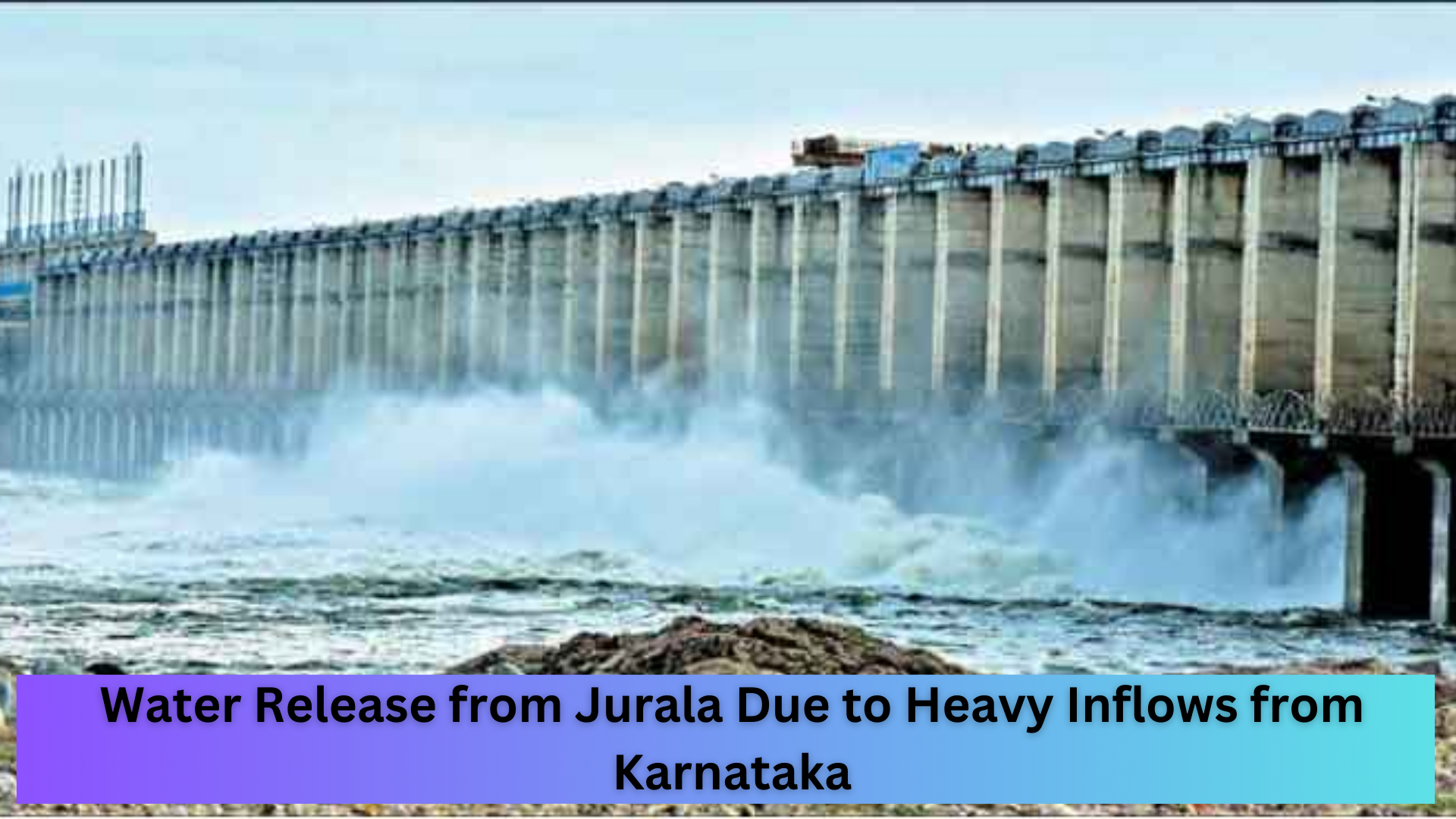 By keeping a close watch on the inflows and managing the gates effectively, the Jurala project continues to play a vital role in the region's water management and power generation efforts.