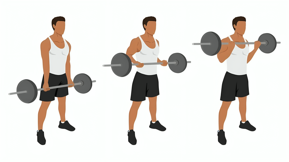 The barbell curl is considered one of the basic strength training exercises that involve the biceps brachii, or what is commonly referred to as the two-headed muscle responsible for giving the arm that nice, well-defined muscular look