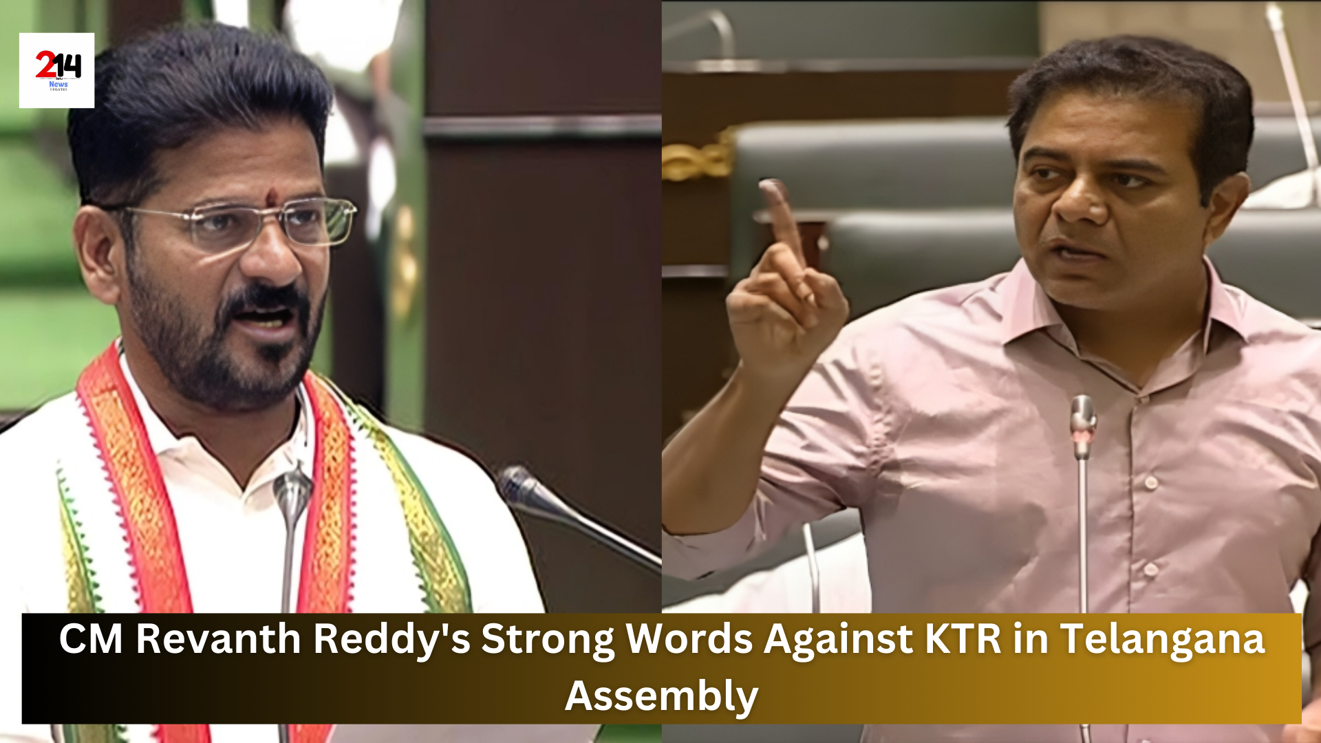 The debate highlighted the deep political divide in Telangana, with both leaders fiercely defending their vision for the state.