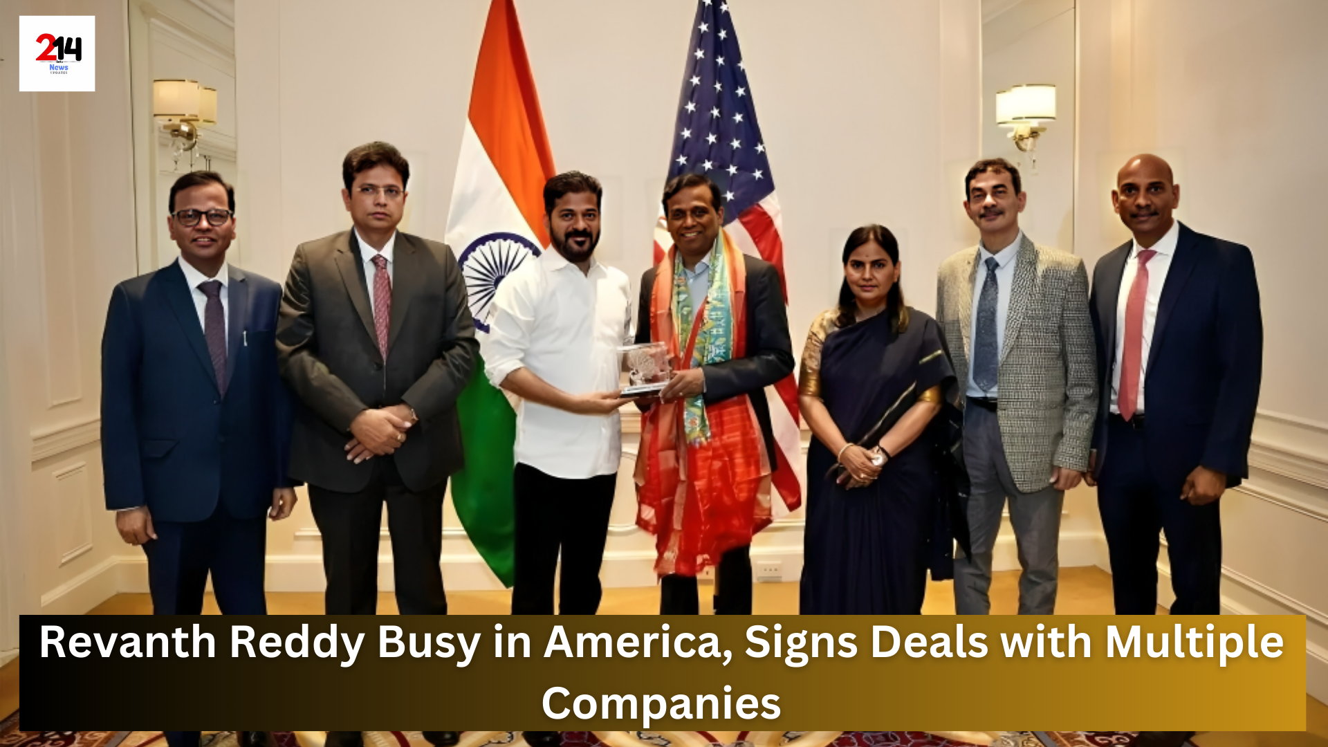 Telangana Chief Minister Revanth Reddy is on a 12-day trip to the U.S. and South Korea, aiming to secure investments in IT, healthcare, and manufacturing.