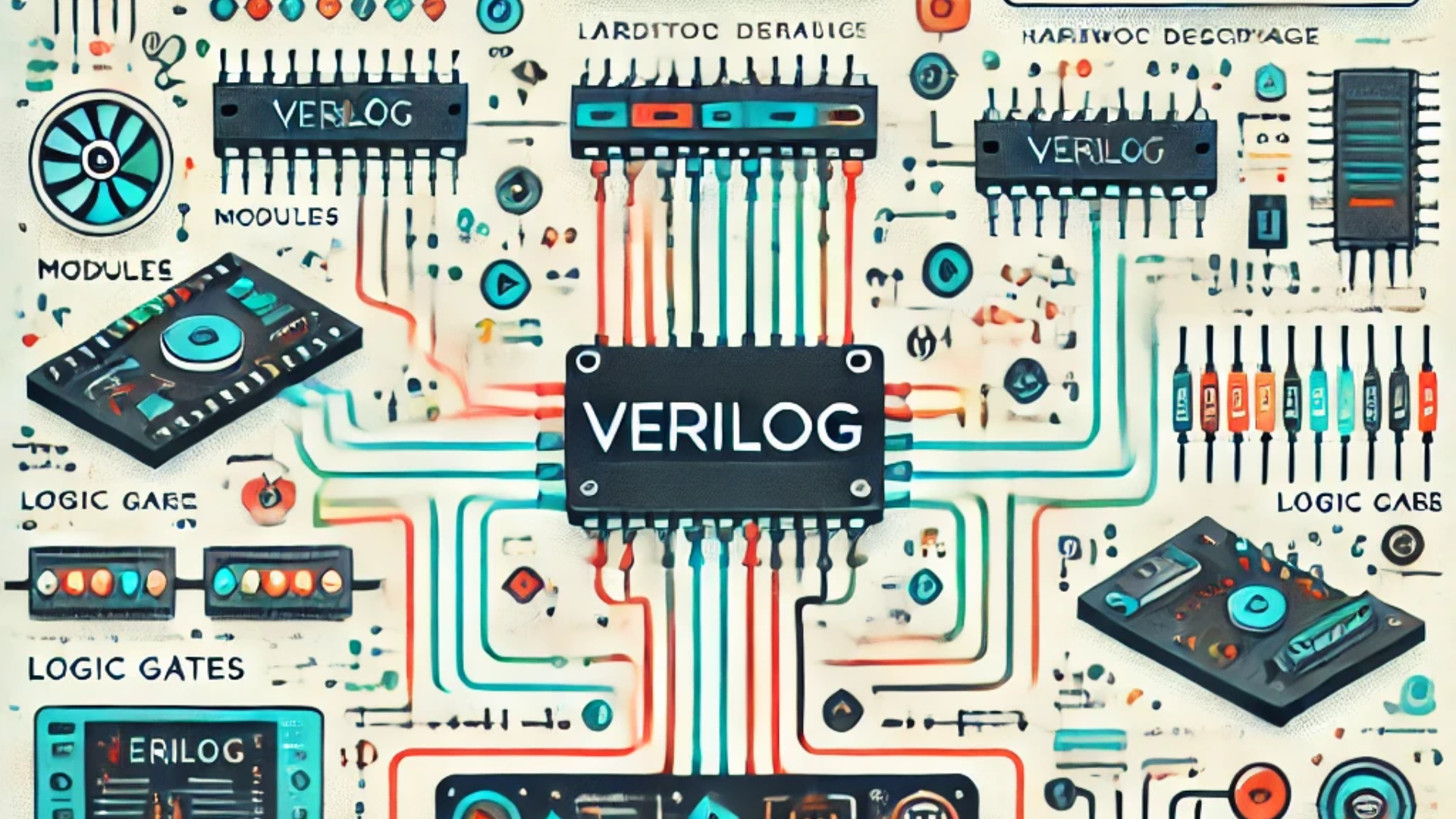 Verilog is a hardware description language (HDL) that allows engineers to model and simulate digital systems.