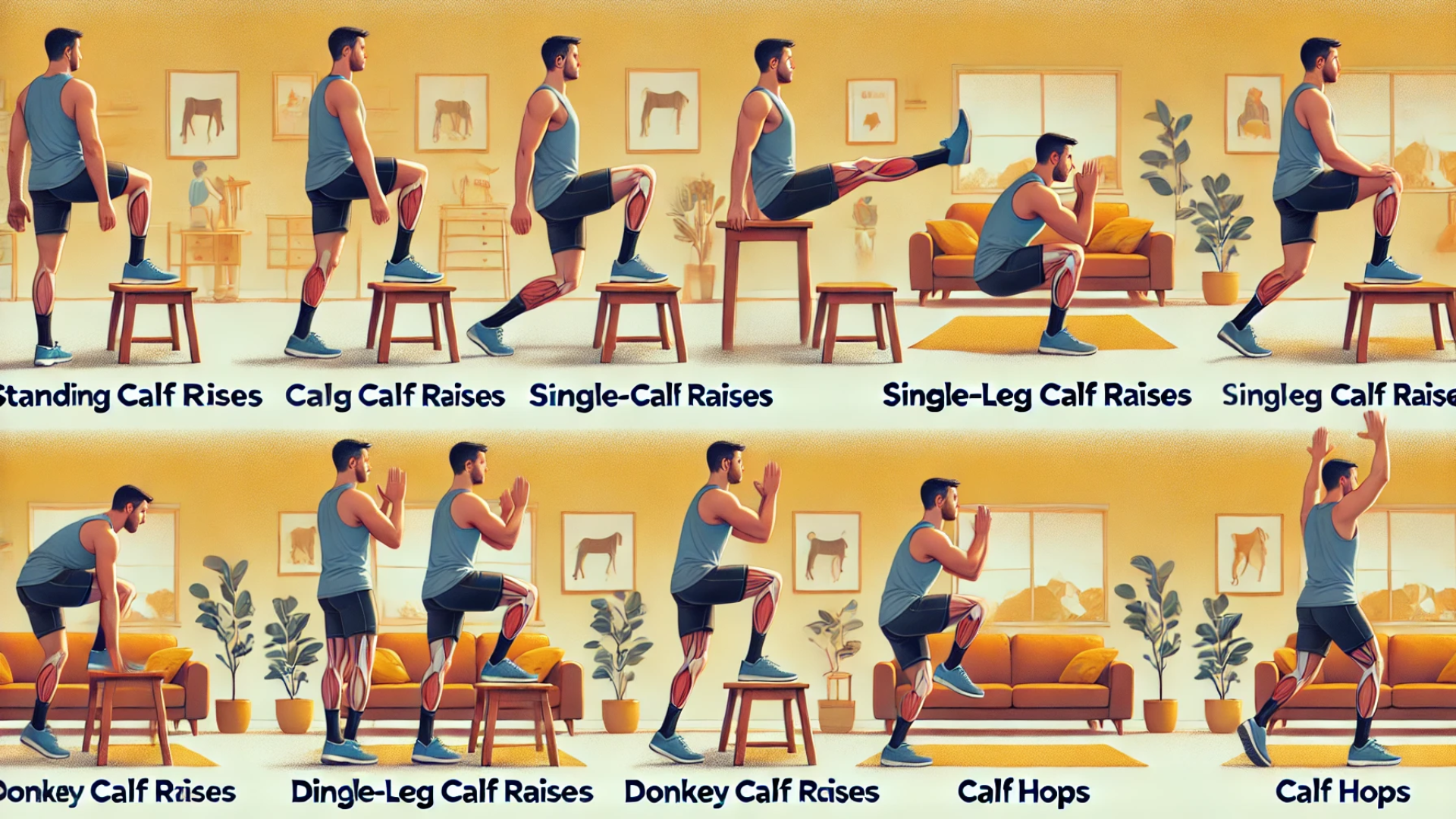 When it comes to building strong, well-defined calves, you don't necessarily need fancy gym equipment. Believe it or not, you can get a great calf workout using nothing but your body weight and a little creativity. In this post, we’ll break down effective calf exercises that you can do right at home. So, whether you're a beginner or someone looking to mix up your routine, this guide has got you covered.